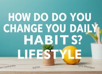 Günlük Alışkanlıklarınızı Nasıl Değiştirirsiniz? Yaşam Stillerinizi Yükseltin How Do You Change Your Daily Habits? Elevate Your Lifestyle