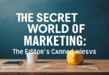 Marketing’in Gizli Dünyası: Bir Editörün Açık Görüşleri The Secret World of Marketing: An Editor's Candid Views