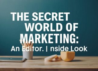 Marketing’in Gizli Dünyası: Bir Editörün İç Gözü The Secret World of Marketing: An Editor's Inside Look